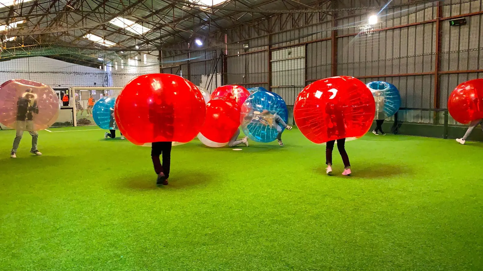 Bubble foot en salle