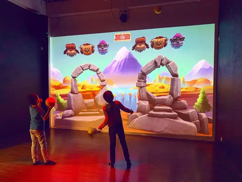 Mur interactif, Bubble Foot & Compagnie